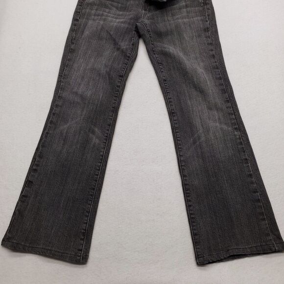 Vigoss Casual Zip Button Denim Dark Wash Jeans Womens Size 7 Black - Picture 5 of 8